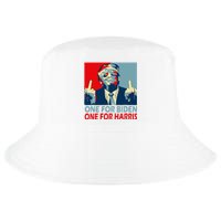 Trump Middle Finger Biden Harris Republican American Flag Cool Comfort Performance Bucket Hat