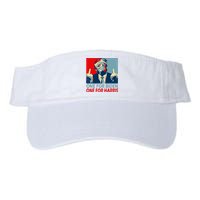 Trump Middle Finger Biden Harris Republican American Flag Valucap Bio-Washed Visor