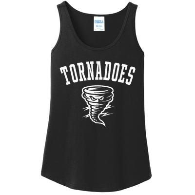 Tornadoes Mascot For Teams Players And Fans Ladies Essential Tank