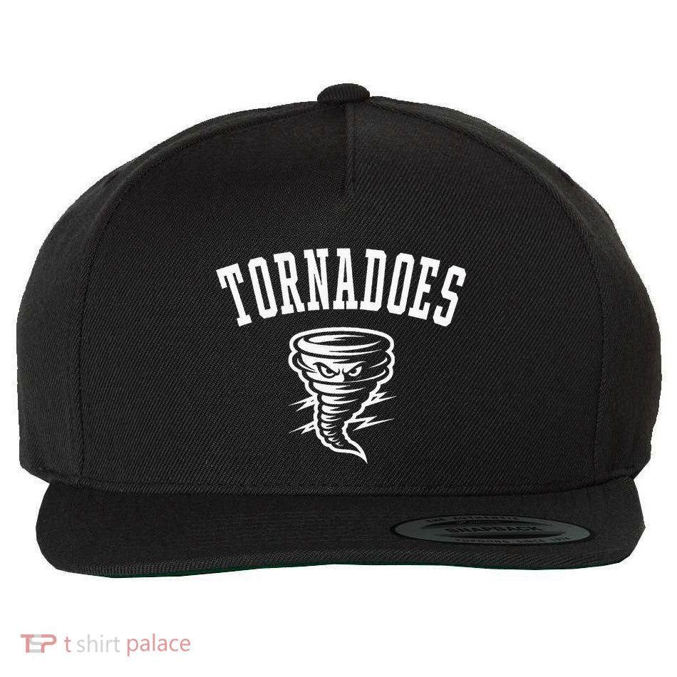 Tornadoes Mascot For Teams Players And Fans Wool Snapback Cap