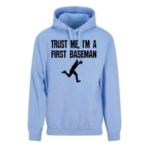 Trust Me First Base 1st Player Game Funny Sports Game Gift Unisex Surf Hoodie