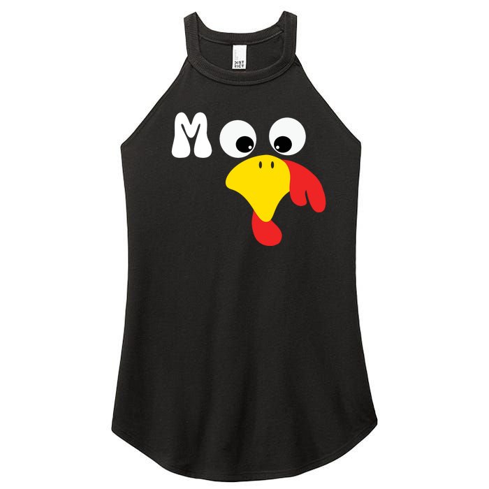 Turkey Moo Funny Thanksgiving IM A Cow Women’s Perfect Tri Rocker Tank