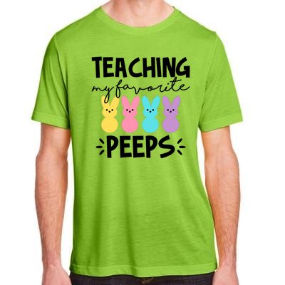 Teaching My Favorite Peeps Easter Teacher Cute Adult ChromaSoft Performance T-Shirt