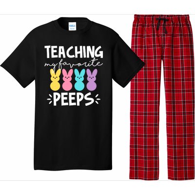 Teaching My Favorite Peeps Easter Teacher Cute Pajama Set