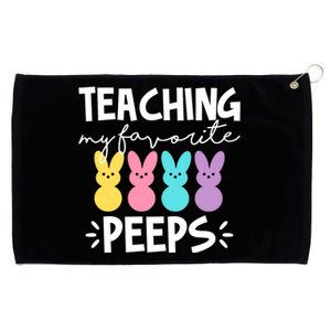 Teaching My Favorite Peeps Easter Teacher Cute Grommeted Golf Towel