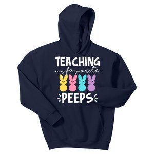 Teaching My Favorite Peeps Easter Teacher Cute Kids Hoodie