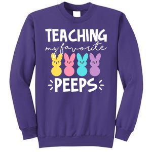 Teaching My Favorite Peeps Easter Teacher Cute Sweatshirt