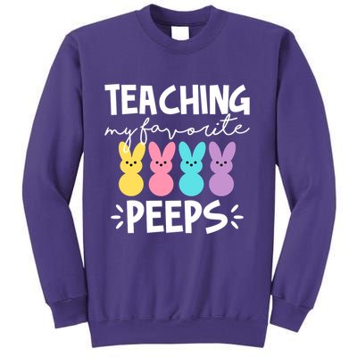 Teaching My Favorite Peeps Easter Teacher Cute Sweatshirt