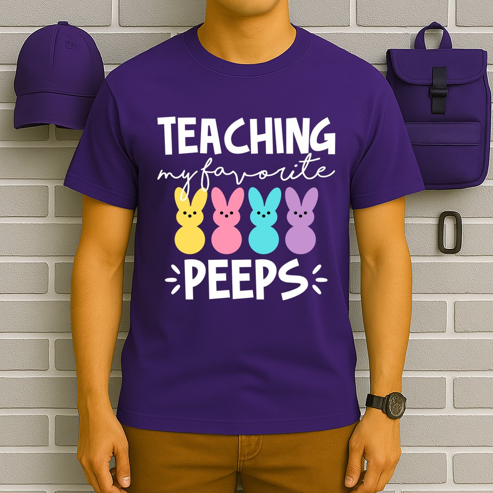 Teaching My Favorite Peeps Easter Teacher Cute T-Shirt