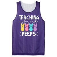 Teaching My Favorite Peeps Easter Teacher Cute Mesh Reversible Basketball Jersey Tank