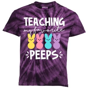 Teaching My Favorite Peeps Easter Teacher Cute Kids Tie-Dye T-Shirt