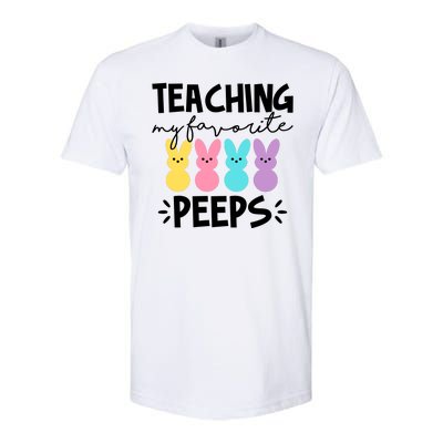 Teaching My Favorite Peeps Easter Teacher Cute Softstyle® CVC T-Shirt