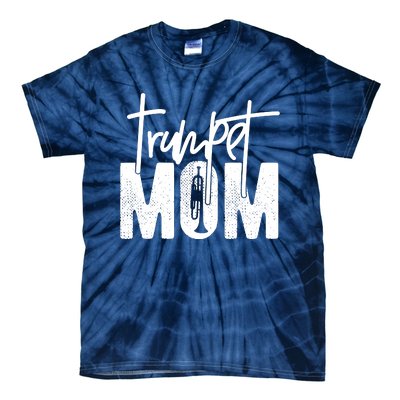 Trumpet Mom Funny Marching Band Mom Trumpet Mother Tie-Dye T-Shirt