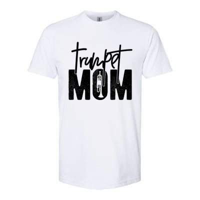 Trumpet Mom Funny Marching Band Mom Trumpet Mother Softstyle® CVC T-Shirt