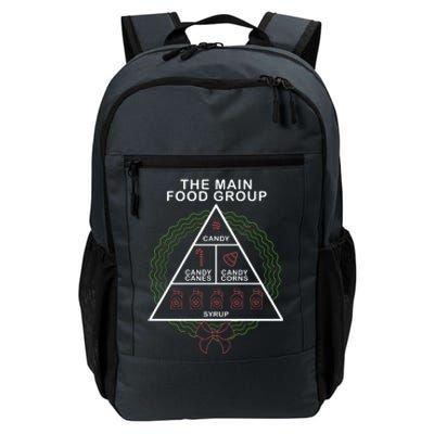 The Main Food Group Candy Funny Christmas Daily Commute Backpack