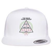 The Main Food Group Candy Funny Christmas Flat Bill Trucker Hat