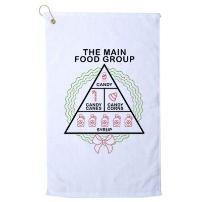 The Main Food Group Candy Funny Christmas Platinum Collection Golf Towel