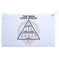 The Main Food Group Candy Funny Christmas Grommeted Golf Towel