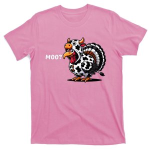 Turkey Moo Funny Thanksgiving T-Shirt