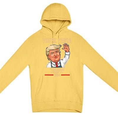 Trump Make Fries Great Again 2024 Funny Meme Trump Gift Premium Pullover Hoodie