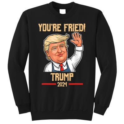 Trump Make Fries Great Again 2024 Funny Meme Trump Gift Sweatshirt