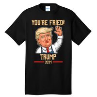 Trump Make Fries Great Again 2024 Funny Meme Trump Gift Tall T-Shirt