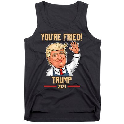 Trump Make Fries Great Again 2024 Funny Meme Trump Gift Tank Top