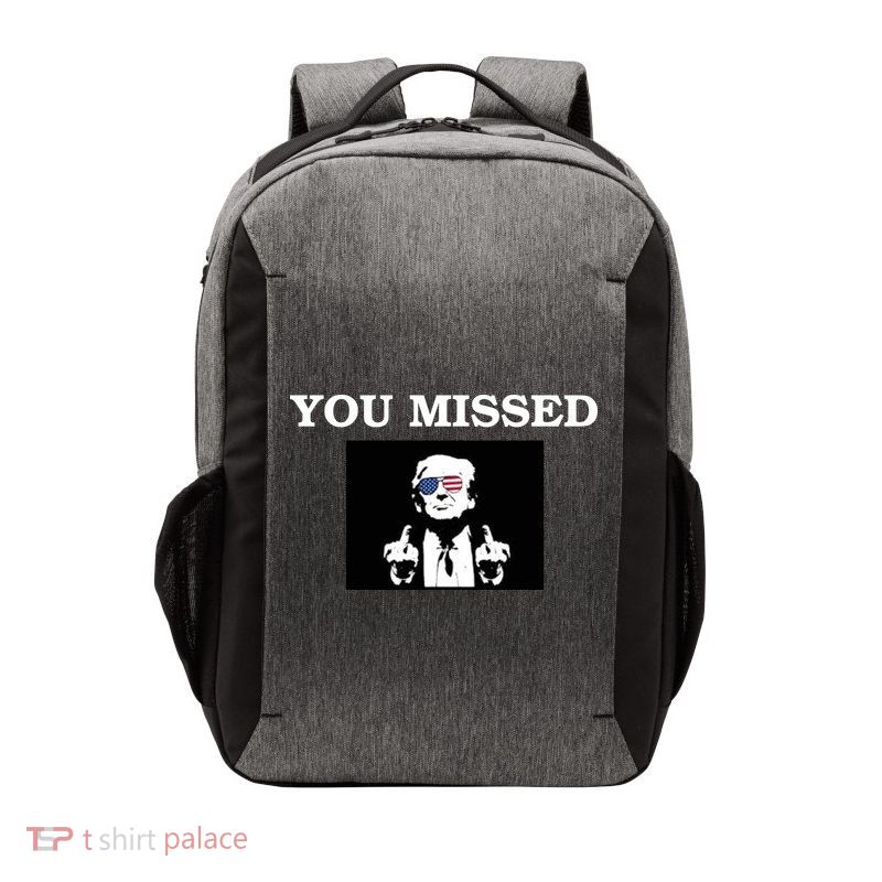 Trump Middle Fingers You Missed 2024 Vector Backpack