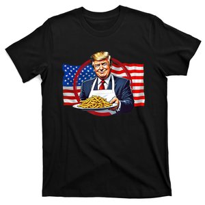 Trump Make Fries Great Again 2024 Funny Meme Trump Gift T-Shirt