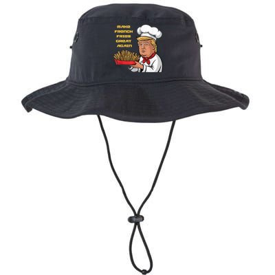 Trump Make Fries Great Again 2024 Funny Meme Trump Gift Legacy Cool Fit Booney Bucket Hat