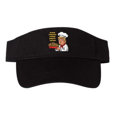 Trump Make Fries Great Again 2024 Funny Meme Trump Gift Valucap Bio-Washed Visor