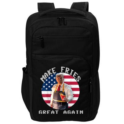 Trump Make Fries Great Again 2024 Funny Meme Trump Gift Impact Tech Backpack