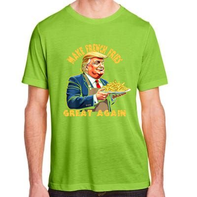 Trump Make Fries Great Again 2024 Funny Meme Trump Gift Adult ChromaSoft Performance T-Shirt