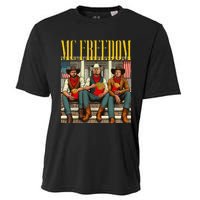 Trump Mc Freedom Funny Trump 2024 Christmas Cooling Performance Crew T-Shirt