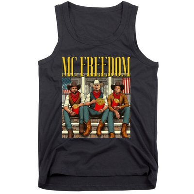 Trump Mc Freedom Funny Trump 2024 Christmas Tank Top