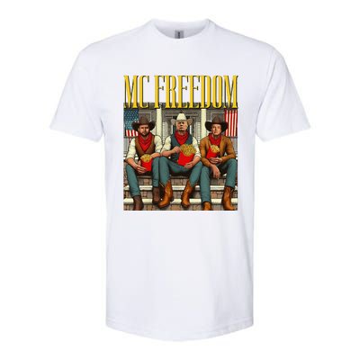 Trump Mc Freedom Funny Trump 2024 Christmas Softstyle CVC T-Shirt