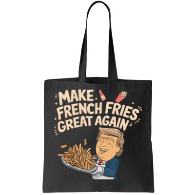 Trump Make Fries Great Again 2024 Funny Meme Trump Gift Tote Bag