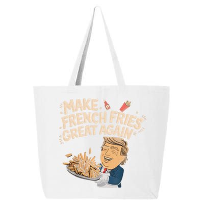 Trump Make Fries Great Again 2024 Funny Meme Trump Gift 25L Jumbo Tote