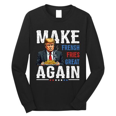 Trump Make Fries Great Again Long Sleeve Shirt