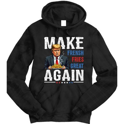 Trump Make Fries Great Again Tie Dye Hoodie