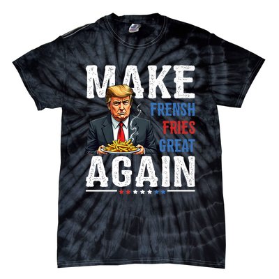 Trump Make Fries Great Again Tie-Dye T-Shirt