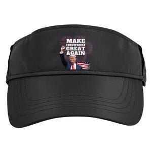 Trump Make Fireworks Great Again New Year Eve 4th Adult Drive Performance Visor