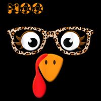 Turkey Moo Funny Cow Thanksgiving City Backpack