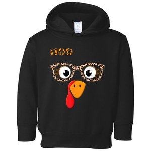 Turkey Moo Funny Cow Thanksgiving Toddler Hoodie