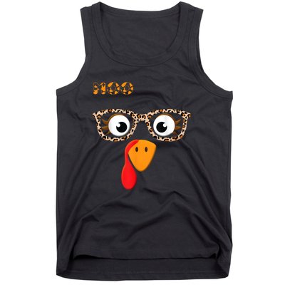 Turkey Moo Funny Cow Thanksgiving Tank Top