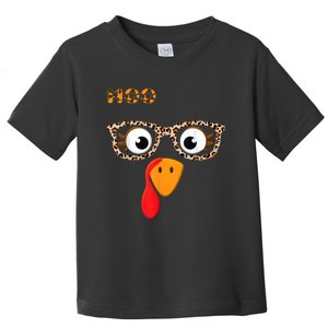 Turkey Moo Funny Cow Thanksgiving Toddler T-Shirt