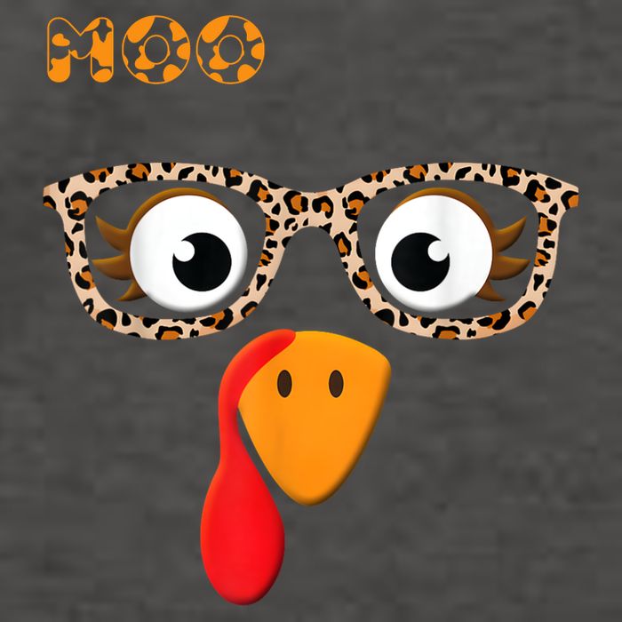 Turkey Moo Funny Cow Thanksgiving Vector Backpack
