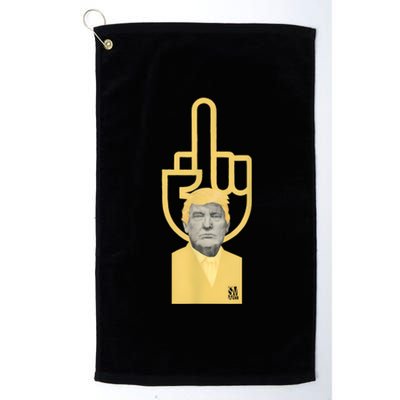 Trump Middle Finger Platinum Collection Golf Towel