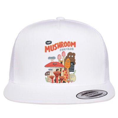 The Mushroom Fan Club Magic Mushroom Flat Bill Trucker Hat