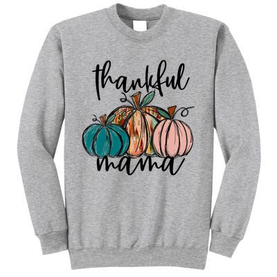 Thankful Mama Fall Season Pumpkin Design Gift Sweatshirt